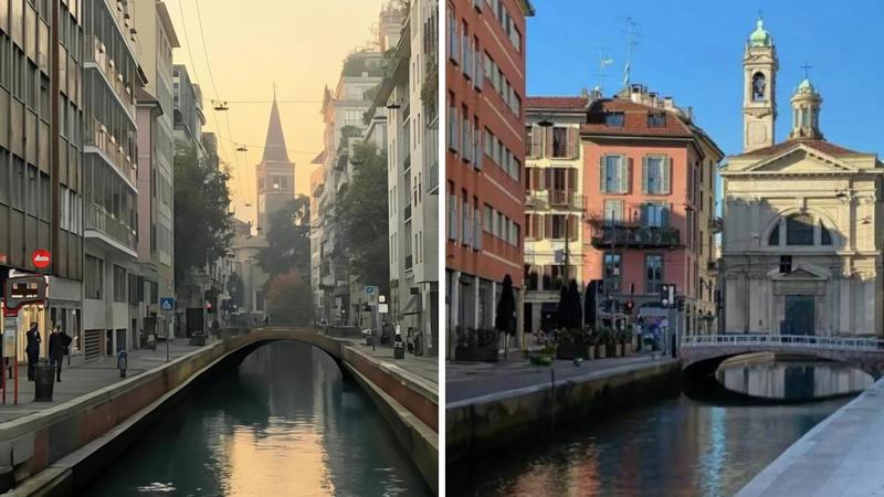 Come sarebbe Milano se i Navigli fossero scoperchiati: le foto create con l’AI e il post di Boeri che accende il dibattito