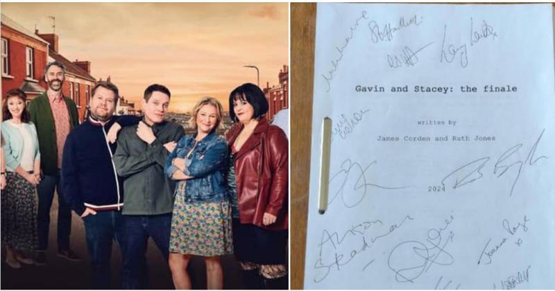 Gavin and Stacey fans could win a signed copy of the final episode script