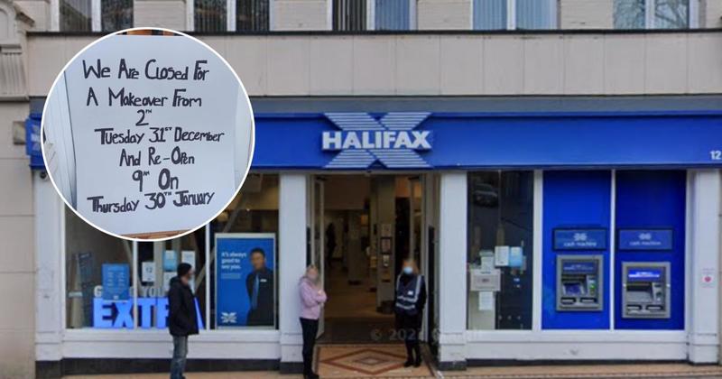 Bank in city centre closes for month-long makeover