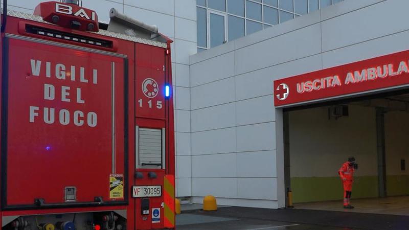 Incendio all’ospedale Galeazzi: mobilitazione nell’ex area Expo di Milano-Rho