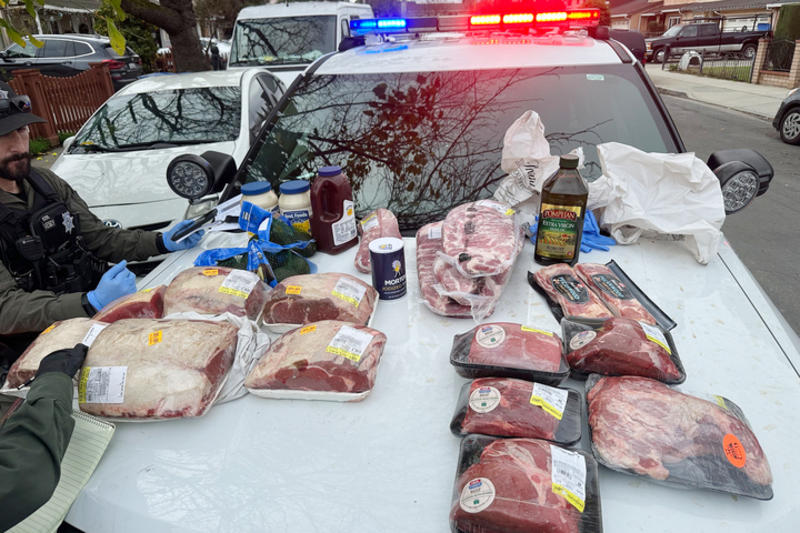 2 suspects arrested in $1K meat heist at Bay Area Safeway