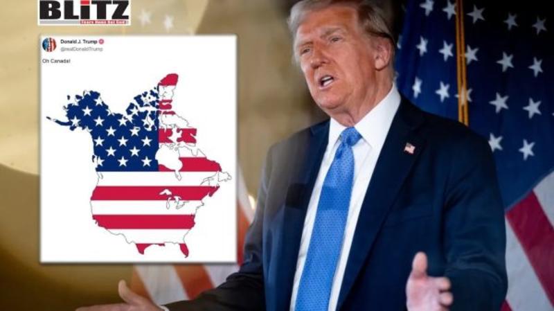 Trump shares controversial maps of Canada as US territory