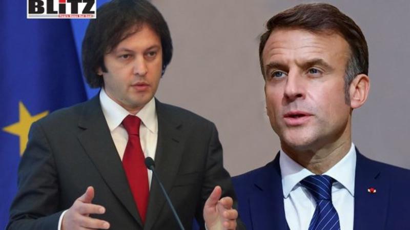 Georgian PM accuses Macron of lying over Russian interference claims