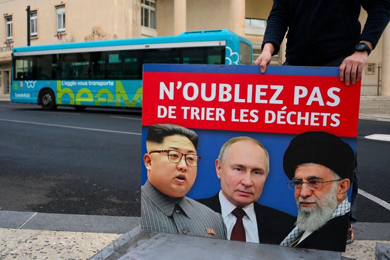 French mayor scraps recycling ads showing Iran’s Khamenei