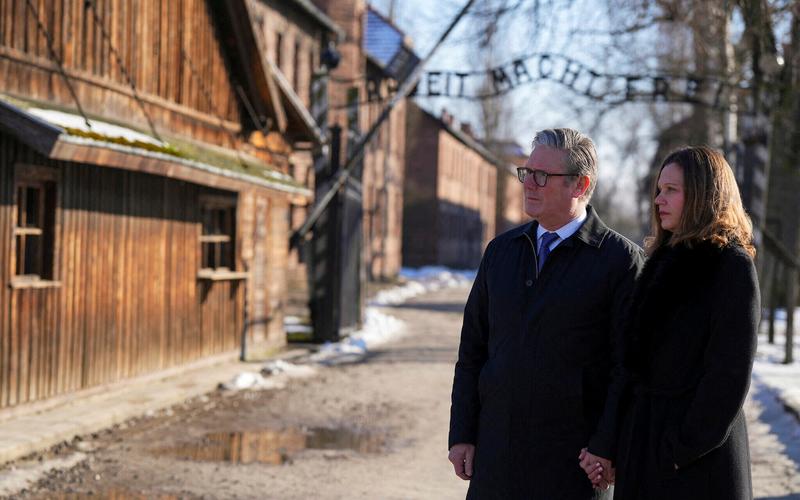 Visiting Auschwitz, UK’s Starmer decries ‘poison of antisemitism rising around the world’