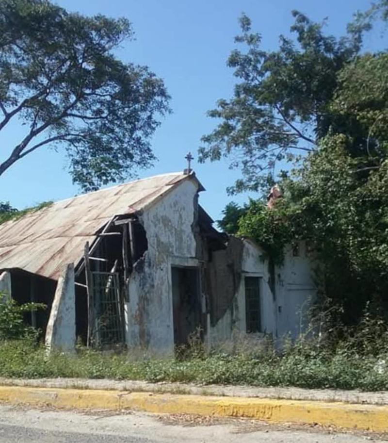 Autoridades regionales y locales deben rescatar capilla ubicada en La Pueblita de La Ceiba