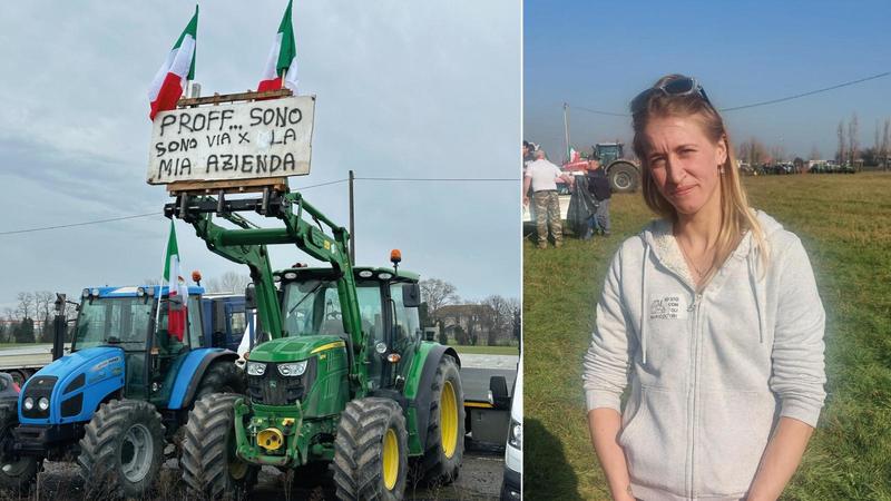 La protesta dei trattori vicino al casello: “Zero risposte ai problemi, si riparte”