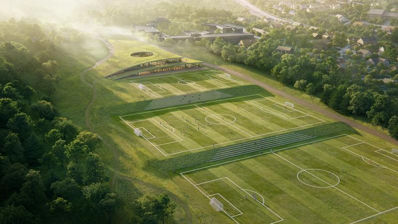 This soccer training facility in Norway is almost too beautiful to believe