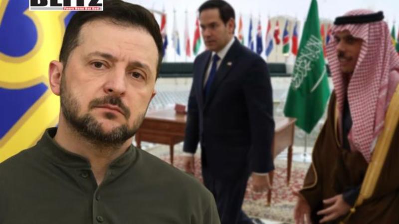 Zelensky rejects US-Russia talks in Riyadh as futile