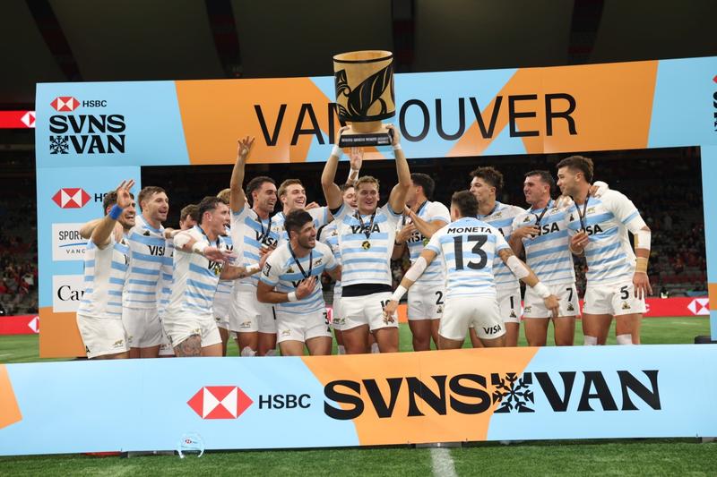 Pumas Sevens shoot up SVNS table with record title in Vancouver