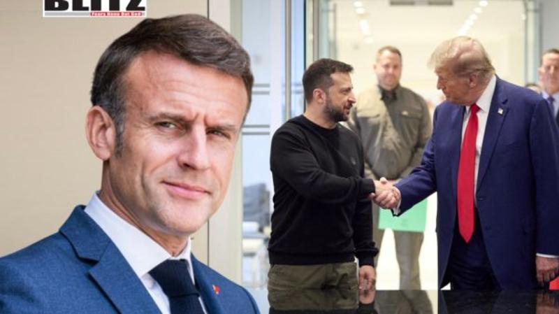 Macron works to mend ties between Trump and Zelensky