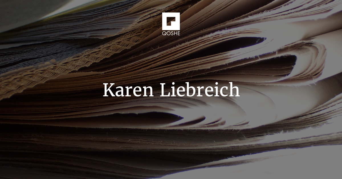 Qoshe Karen Liebreich Articles - 